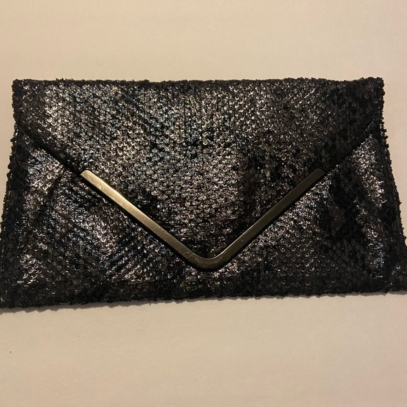 Clutch Faux alligator skin purse Urban Expressions - Picture 2 of 6